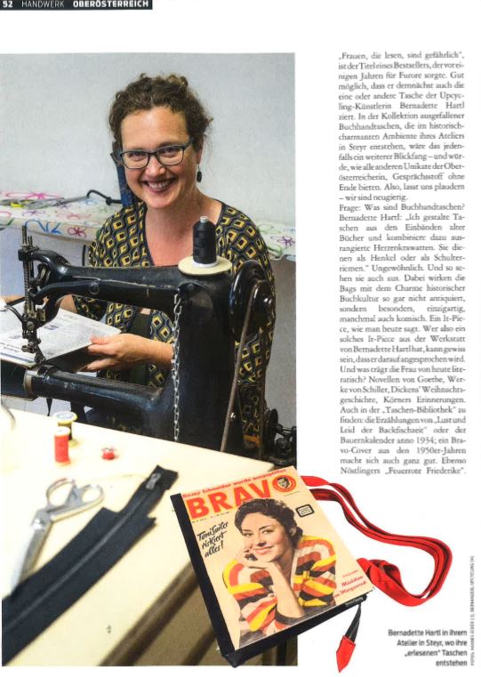 Bericht über Bernanderl im Kurier-Magazin Oberösterreich