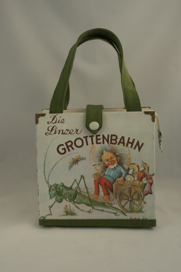 Tasche aus dem Buch "Die Linzer Grottenbahn"